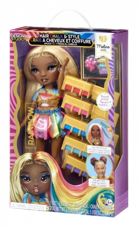 Lalka Rainbow High Hair Chalk Style Meline MGA Lalka Rainbow High Hair Chalk Style Meline MGA