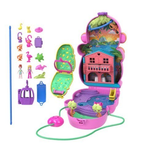 Polly Pocket Kompaktowa torebka Małpka Mattel