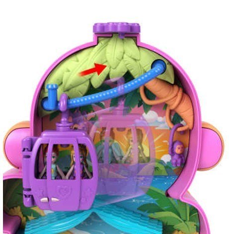 Polly Pocket Kompaktowa torebka Małpka Mattel