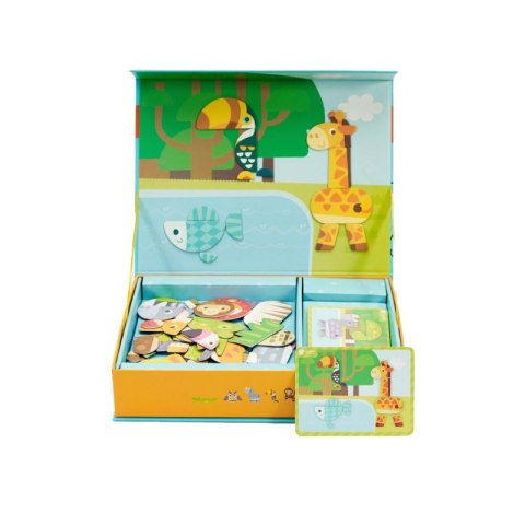 CLASSIC WORLD Układanka Magnetyczna Zwierzęta Tablica Klocki Puzzle Pamięć 60 el. Classic World CLASSIC WORLD Układanka Magnetyczna Zwierzęta Tablica Klocki Puzzle Pamięć 60 el. Classic World