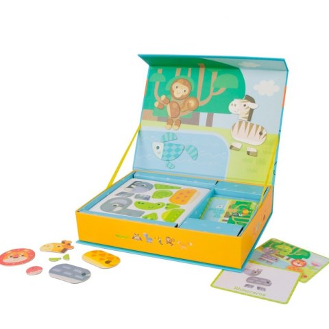CLASSIC WORLD Układanka Magnetyczna Zwierzęta Tablica Klocki Puzzle Pamięć 60 el. Classic World CLASSIC WORLD Układanka Magnetyczna Zwierzęta Tablica Klocki Puzzle Pamięć 60 el. Classic World