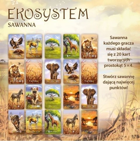 Gra Ekosystem 3 - Sawanna Nasza księgarnia Gra Ekosystem 3 - Sawanna Nasza księgarnia
