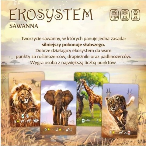 Gra Ekosystem 3 - Sawanna Nasza księgarnia Gra Ekosystem 3 - Sawanna Nasza księgarnia