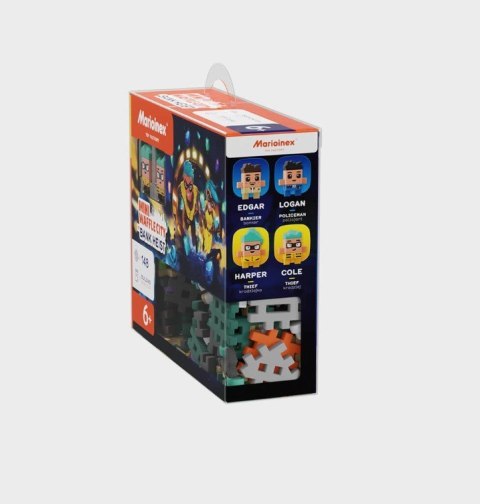Klocki Mini Waffle - Napad na bank 148 elementów Marioinex Klocki Mini Waffle - Napad na bank 148 elementów Marioinex