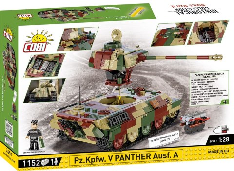 Klocki Pz.Kpfw.V Panther Ausf.A 1152 klocki Cobi Klocki Klocki Pz.Kpfw.V Panther Ausf.A 1152 klocki Cobi Klocki