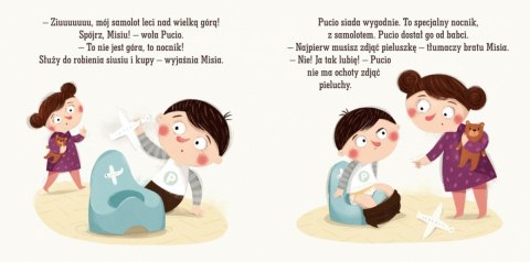 Książeczka Pucio chce siusiu, czyli pożegnanie pieluszki Nasza księgarnia