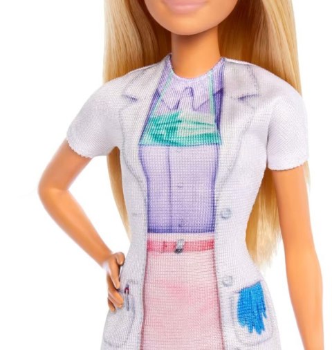Lalka Barbie Lekarz Dentystka z pacjentem Mattel