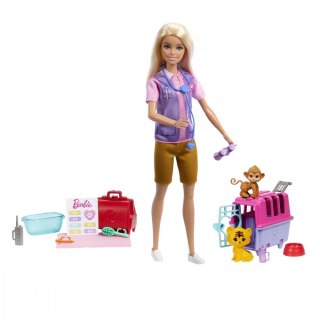 Lalka Barbie Ratowniczka zwierząt Kariera Mattel