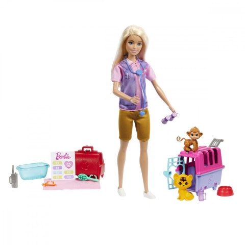 Lalka Barbie Ratowniczka zwierząt Kariera Mattel Lalka Barbie Ratowniczka zwierząt Kariera Mattel