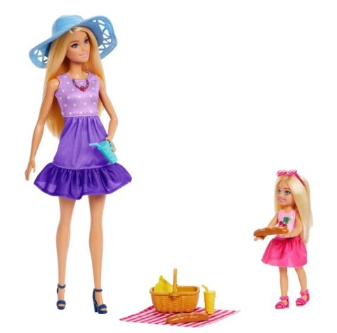Lalka Barbie Rodzina i przyjaciele siostry na pikniku Mattel Lalka Barbie Rodzina i przyjaciele siostry na pikniku Mattel