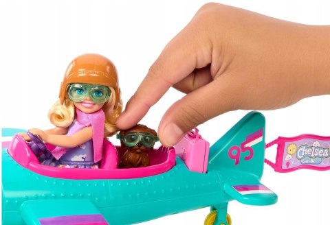 Lalka Barbie Samolot Chelsea Mattel