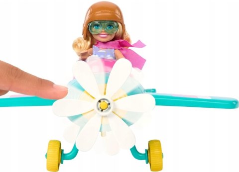 Lalka Barbie Samolot Chelsea Mattel