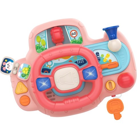 WOOPIE BABY Kierownica Samochodowa Interaktywna z Swiatłami Dźwiękiem Woopie Baby