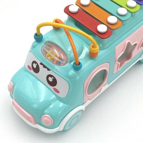 WOOPIE BABY Samochodzik Muzyczny Sorter z Cymbałkami Zielony Woopie Baby