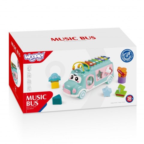 WOOPIE BABY Samochodzik Muzyczny Sorter z Cymbałkami Zielony Woopie Baby