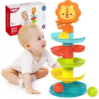 WOOPIE BABY Tor Zjeżdzalnia Kulek Wieża z Piłeczkami Kulodrom Woopie Baby