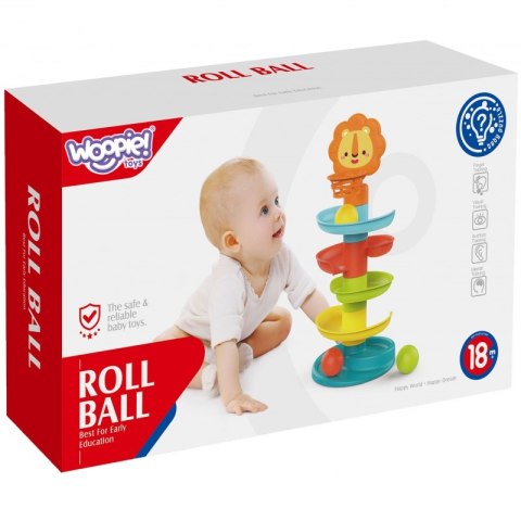 WOOPIE BABY Tor Zjeżdzalnia Kulek Wieża z Piłeczkami Kulodrom Woopie Baby WOOPIE BABY Tor Zjeżdzalnia Kulek Wieża z Piłeczkami Kulodrom Woopie Baby