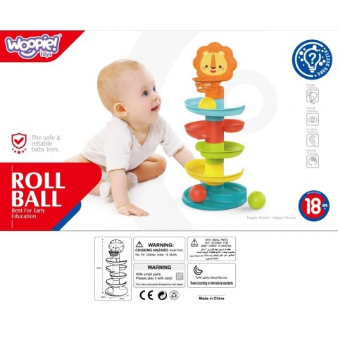 WOOPIE BABY Tor Zjeżdzalnia Kulek Wieża z Piłeczkami Kulodrom Woopie Baby WOOPIE BABY Tor Zjeżdzalnia Kulek Wieża z Piłeczkami Kulodrom Woopie Baby