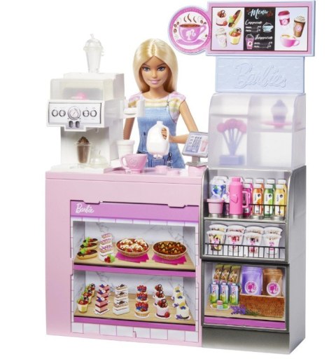 Zestaw z lalką baristką Barbie Kawiarnia Mattel