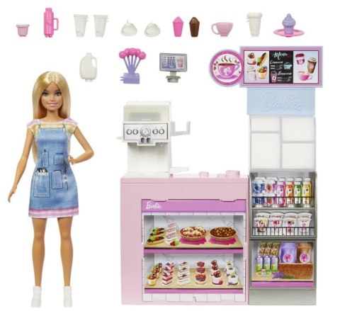 Zestaw z lalką baristką Barbie Kawiarnia Mattel