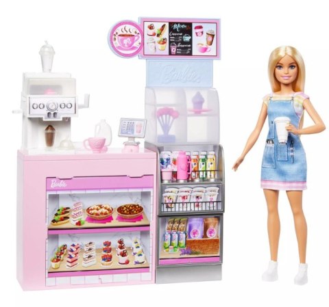 Zestaw z lalką baristką Barbie Kawiarnia Mattel