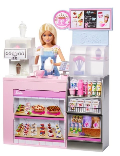 Zestaw z lalką baristką Barbie Kawiarnia Mattel
