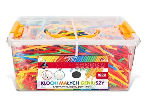 Klocki Małych Geniuszy - Małe słomki ASKATO Klocki Małych Geniuszy - Małe słomki ASKATO