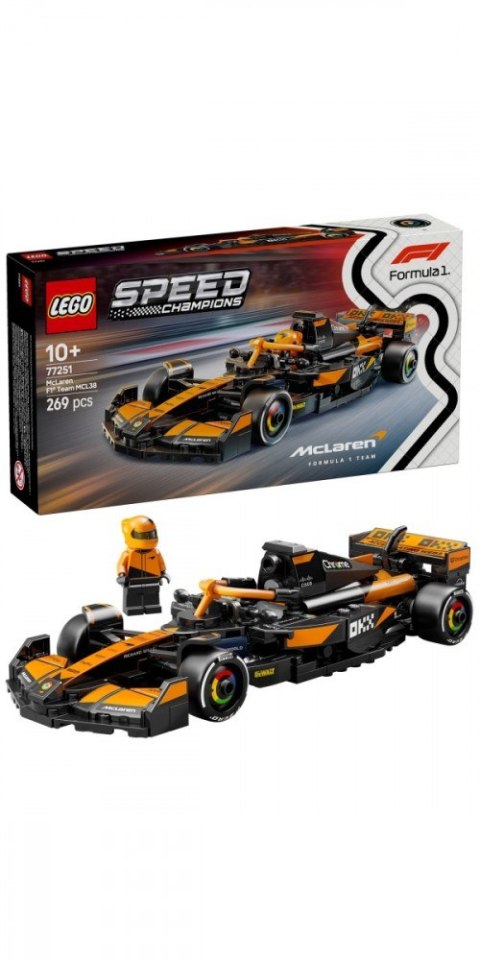 Klocki Speed Champions 77251 Bolid F1 McLaren Team MCL38 LEGO Klocki Speed Champions 77251 Bolid F1 McLaren Team MCL38 LEGO