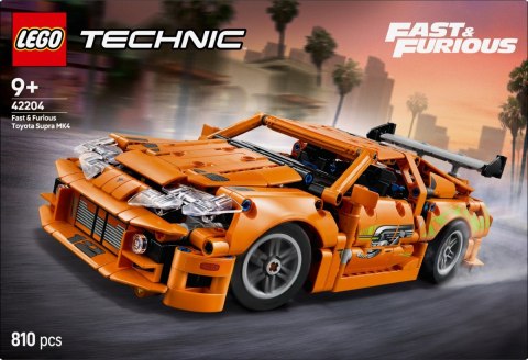 Klocki Technic 42204 Fast and Furious Toyota Supra MK4 LEGO Klocki Technic 42204 Fast and Furious Toyota Supra MK4 LEGO