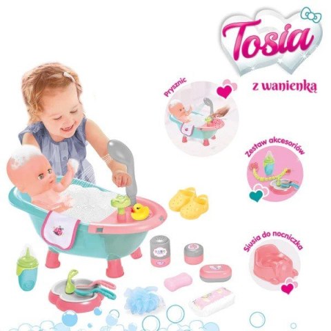 Lalka Tosia z wanienką ASKATO Lalka Tosia z wanienką ASKATO