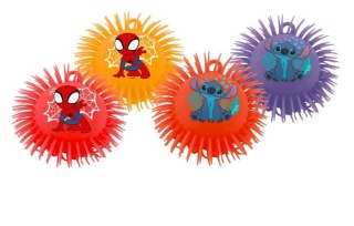 Piłka kudłata Spidey,Stitch Display 12 sztuk Simba