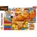 Puzzle 1000 elementów Garfield przygody Trefl