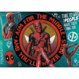 Puzzle 1000 elementów Premium Plus Deadpool Marvel Trefl