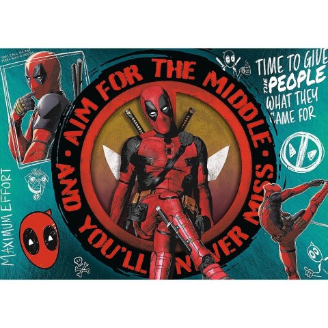 Puzzle 1000 elementów Premium Plus Deadpool Marvel Trefl Puzzle 1000 elementów Premium Plus Deadpool Marvel Trefl