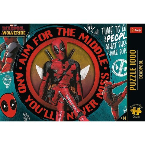 Puzzle 1000 elementów Premium Plus Deadpool Marvel Trefl Puzzle 1000 elementów Premium Plus Deadpool Marvel Trefl