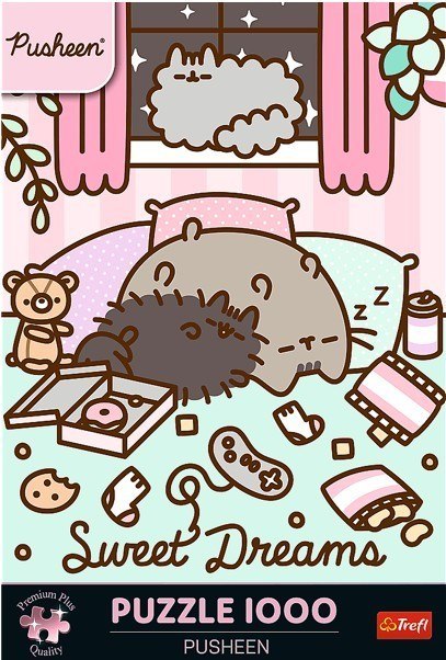 Puzzle 1000 elementów Pusheen Trefl Puzzle 1000 elementów Pusheen Trefl