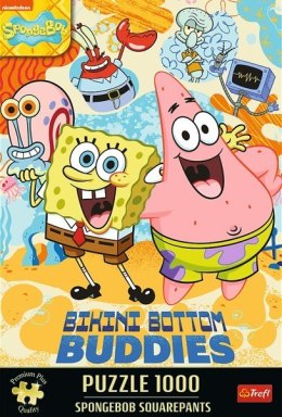 Puzzle 1000 elementów SpongeBob Kanciastoporty Trefl