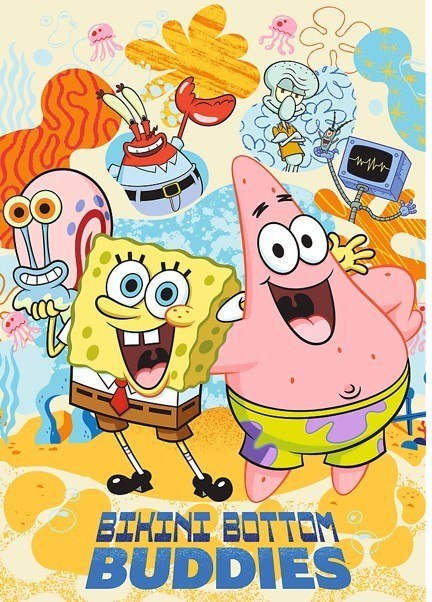 Puzzle 1000 elementów SpongeBob Kanciastoporty Trefl Puzzle 1000 elementów SpongeBob Kanciastoporty Trefl