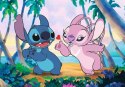 Puzzle 1000 elementów Stitch i Angel Trefl