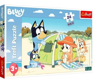 Puzzle 24 elementy Maxi Bluey Wspaniały świat Trefl
