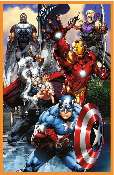 Puzzle 3x80 elementów Dni pełne akcji Avengers Trefl Puzzle 3x80 elementów Dni pełne akcji Avengers Trefl