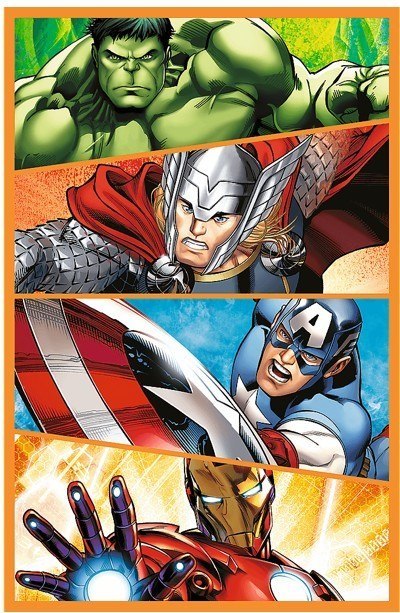 Puzzle 3x80 elementów Dni pełne akcji Avengers Trefl Puzzle 3x80 elementów Dni pełne akcji Avengers Trefl