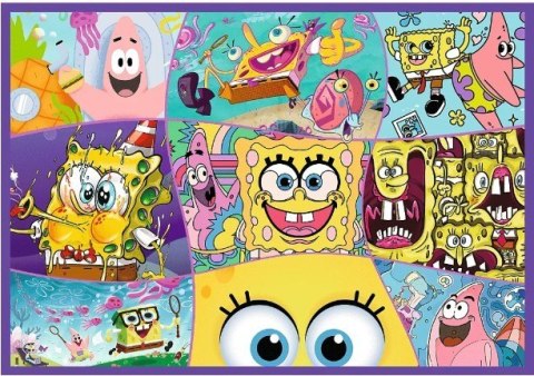 Puzzle 4x250 elementów SpongeBob Szalony świat Trefl Puzzle 4x250 elementów SpongeBob Szalony świat Trefl