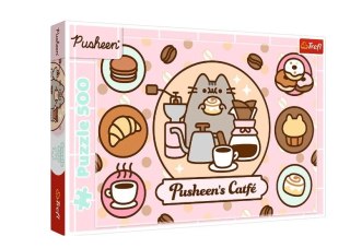 Puzzle 500 elementów Pusheen w kawiarni Trefl