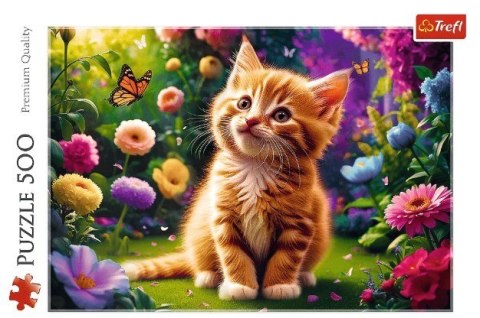 Puzzle 500 elementów Uroczy kotek Trefl Puzzle 500 elementów Uroczy kotek Trefl