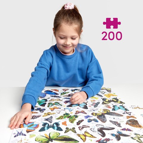 Puzzle Puzzlove Motyle 200 elementów CzuCzu