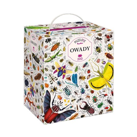 Puzzle Puzzlove Owady 200 elementów CzuCzu
