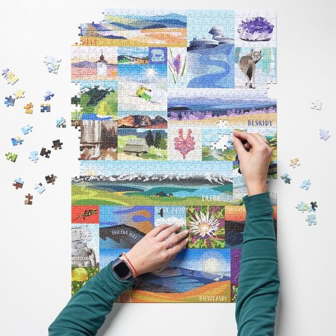 Puzzle Puzzlove Polskie góry 1000 elementów CzuCzu