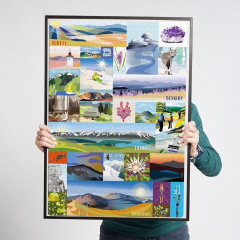 Puzzle Puzzlove Polskie góry 1000 elementów CzuCzu