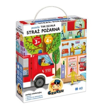 Puzzle Tak działa Straż pożarna CzuCzu